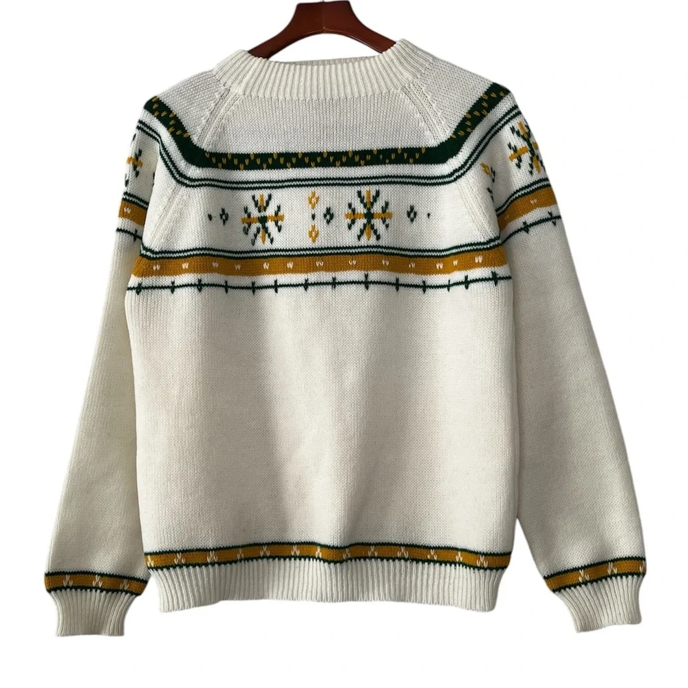 Vintage 70s JCPenney Acrylic Fair Isle Swester